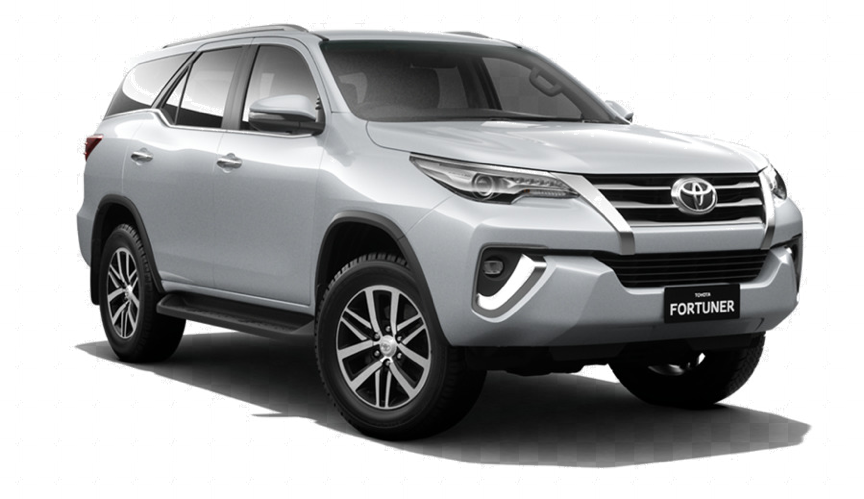 Toyota Fortuner or same level SUV
Passenger: 1-4 people 
Lugguge: 2-3 of 24"-26"
►Suitable for group tour