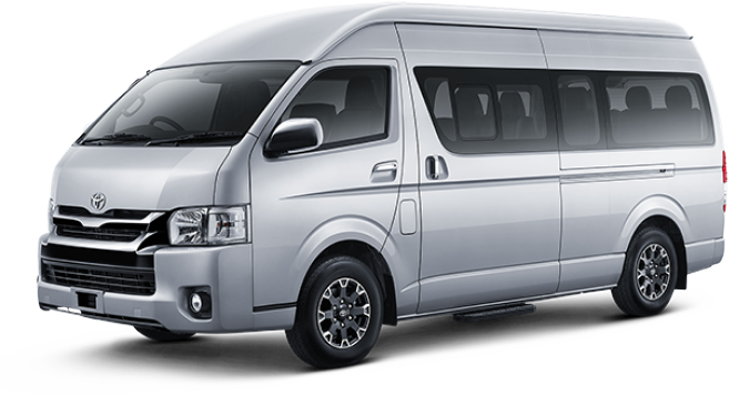 Toyota hiace or same level car
Passenger: 5-10 people 
Lugguge: 10 of 24"-26"
►Suitable for group tour